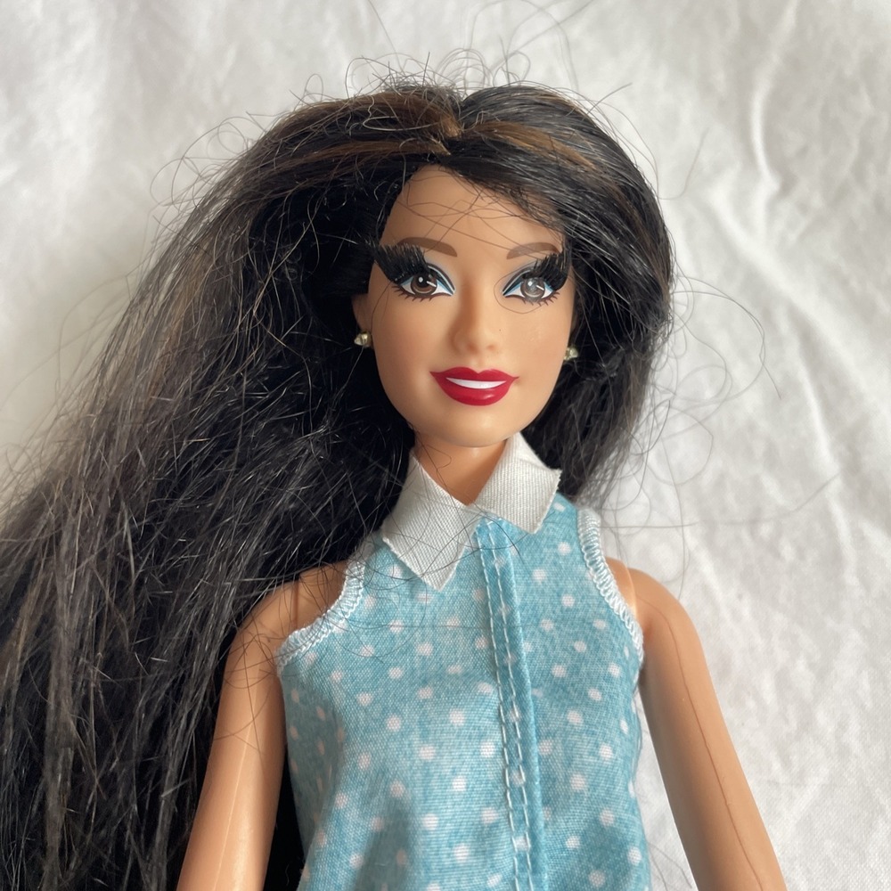 Barbie Life In The Dreamhouse Glam Luxe Style Raquelle Doll Rooted Eyelash Joint